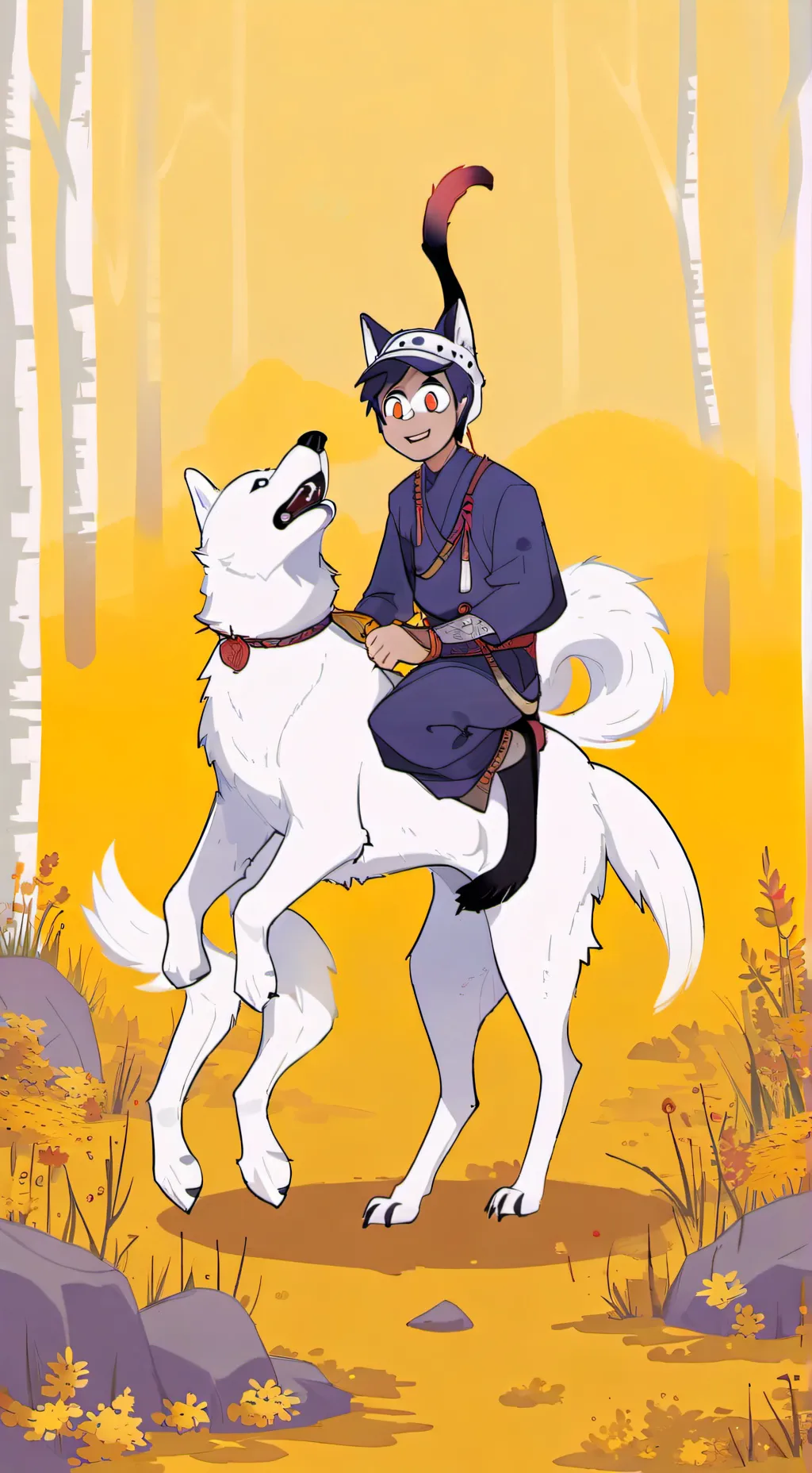 ai character: Catnap manipulado background
