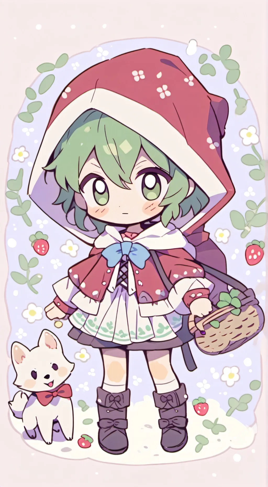 ai character: Fairy tales horror background