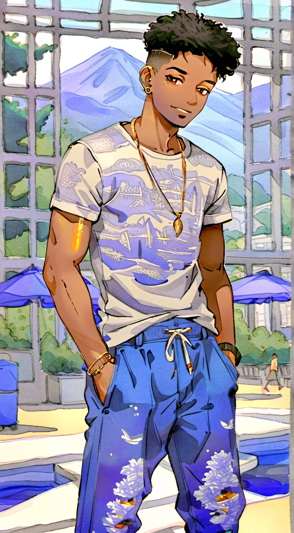 ai character: Javon background