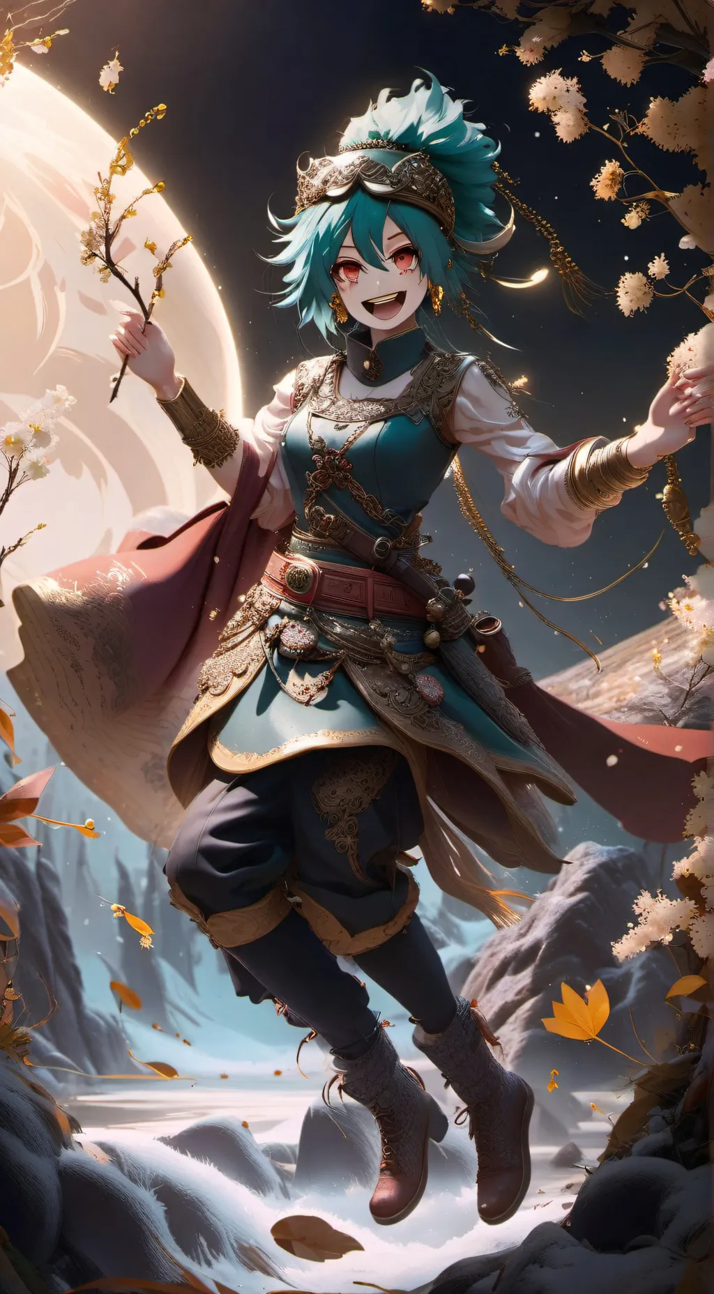 ai character: petunia background