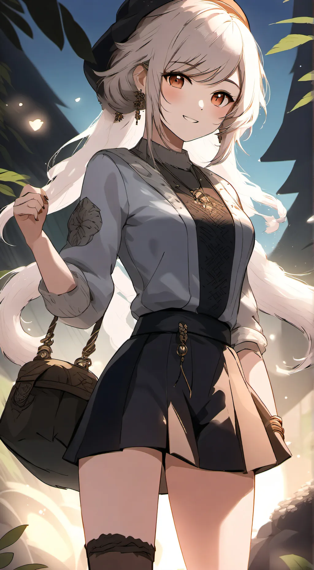 ai character: sussy gojo  background