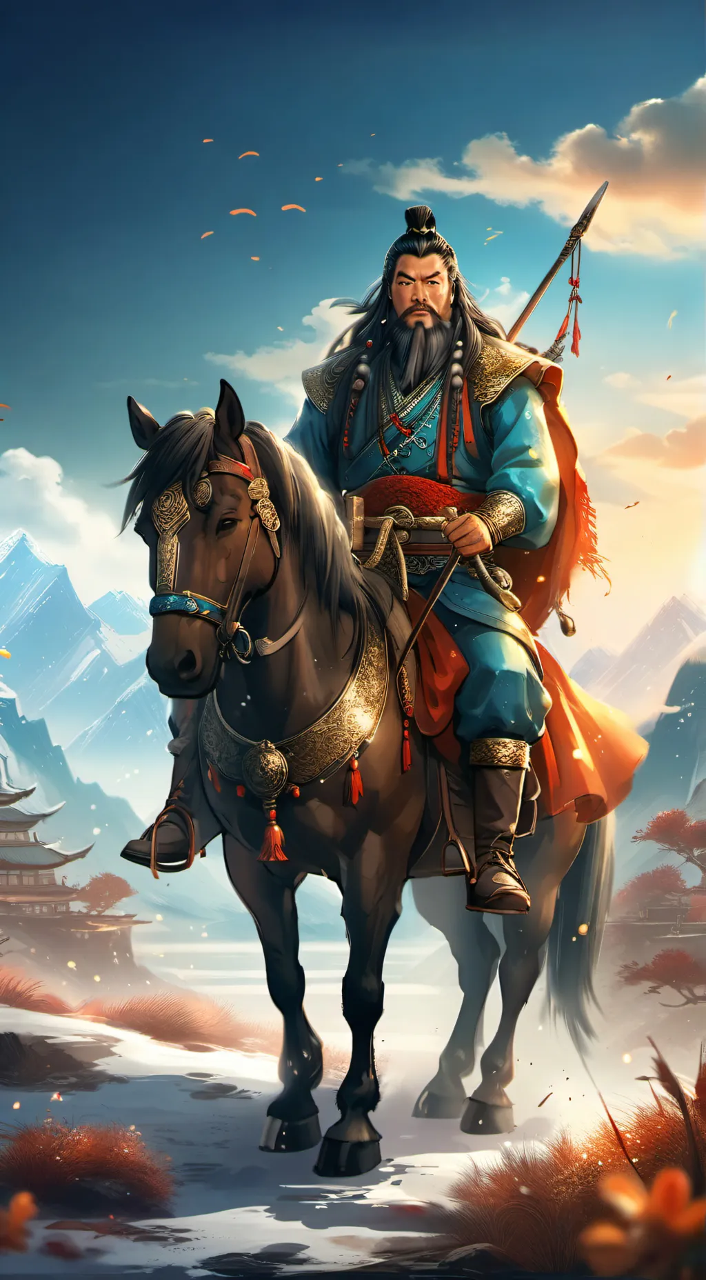 ai character: Jengshin Khan background