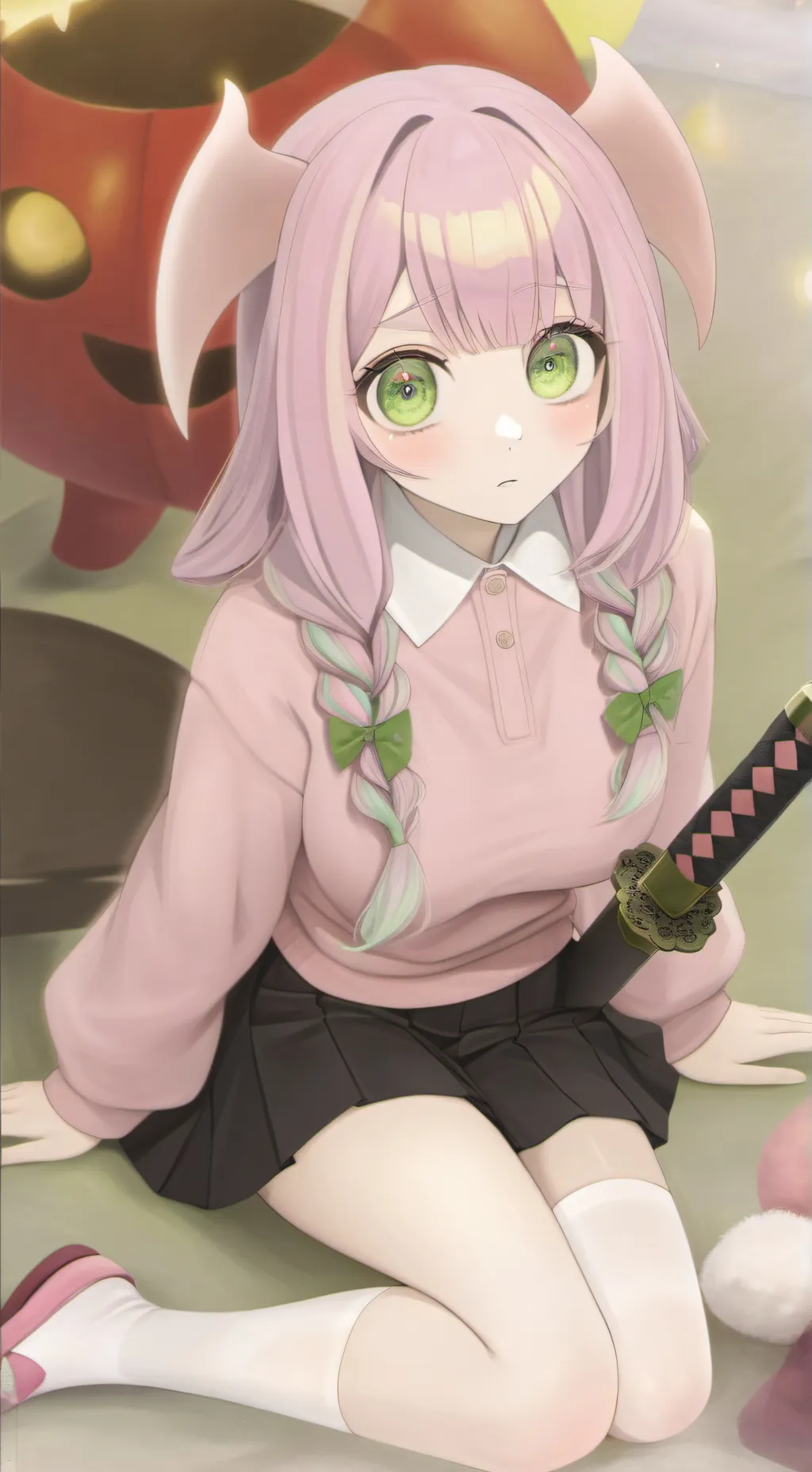 ai character: mitsuri kanroji background