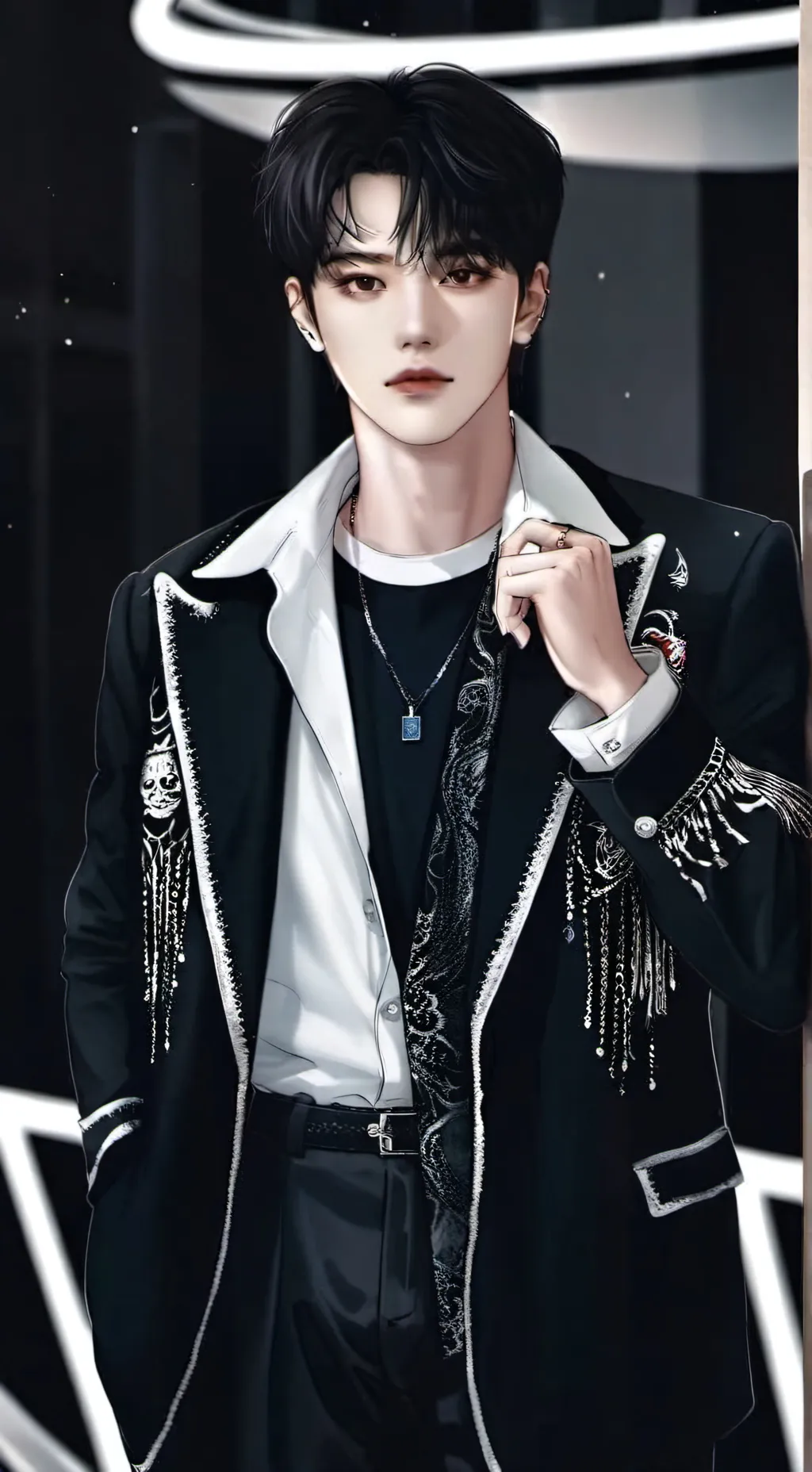 ai character: stray kids background