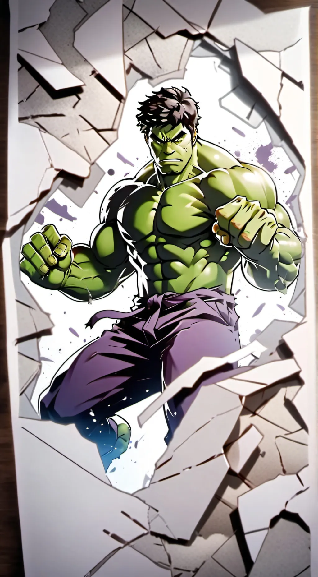 ai character: hulk background