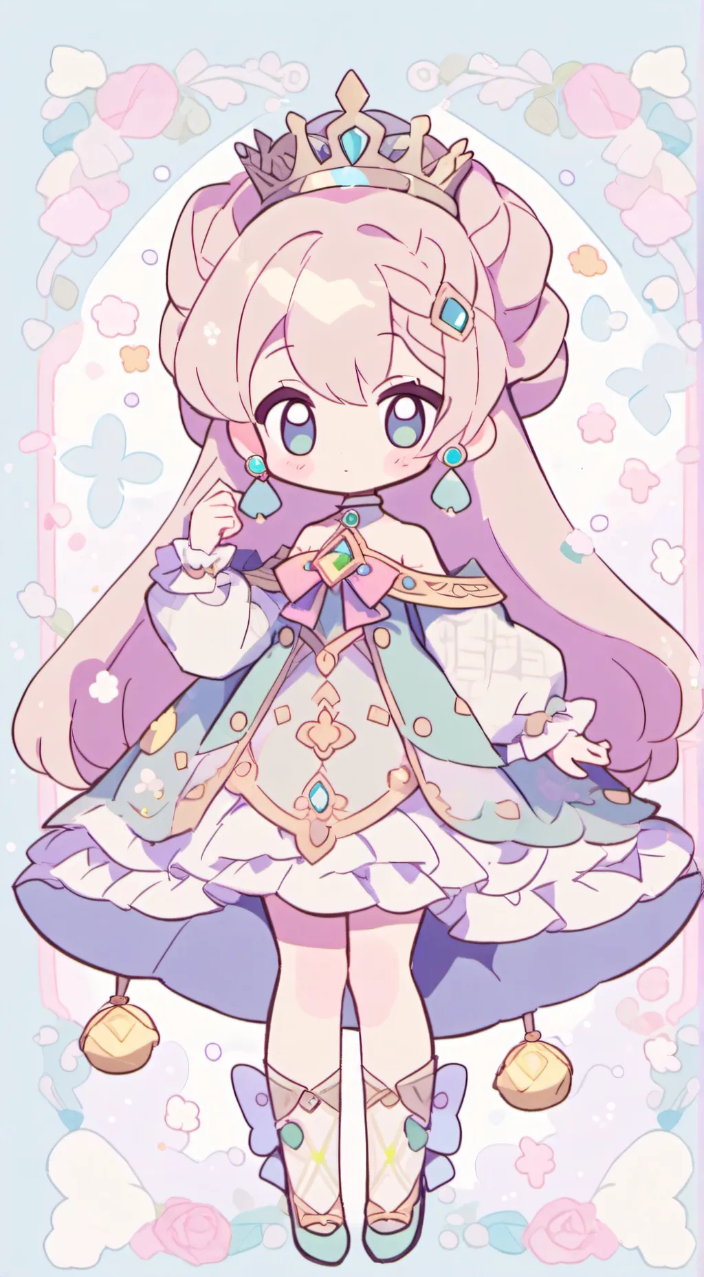 ai character: abandoned princess background