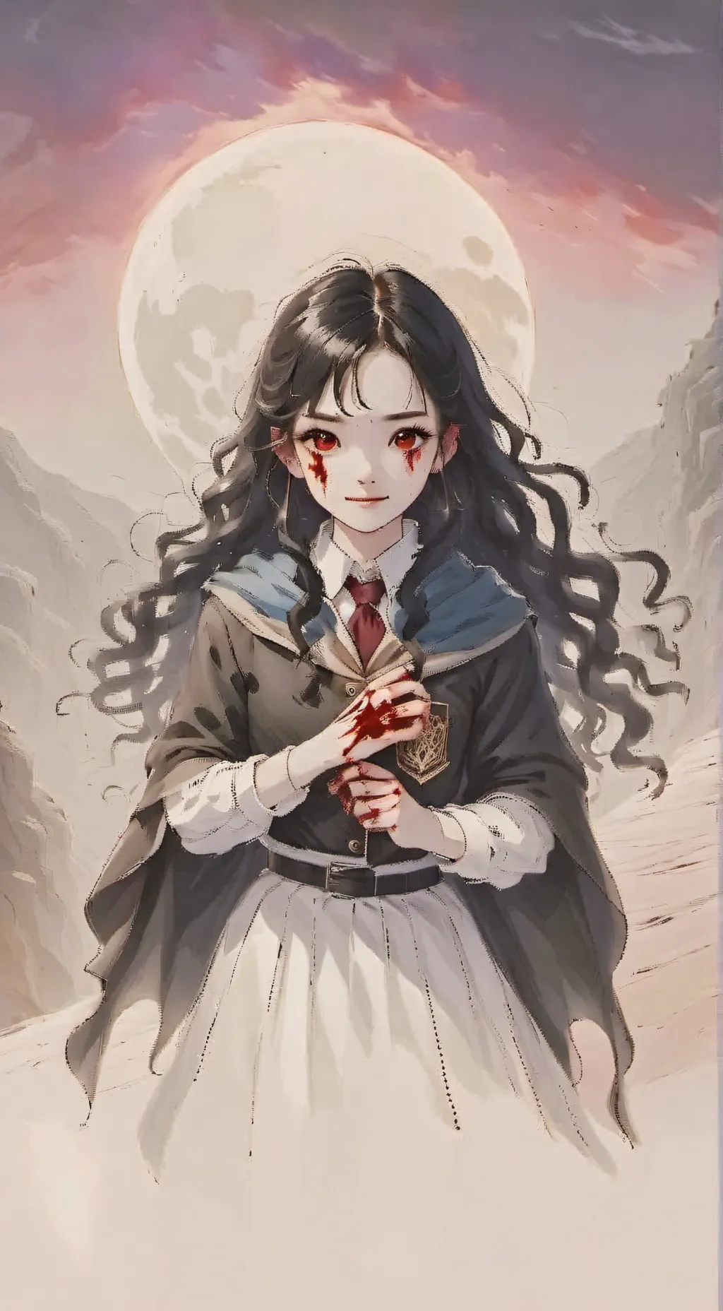 ai character: Hogwarts background