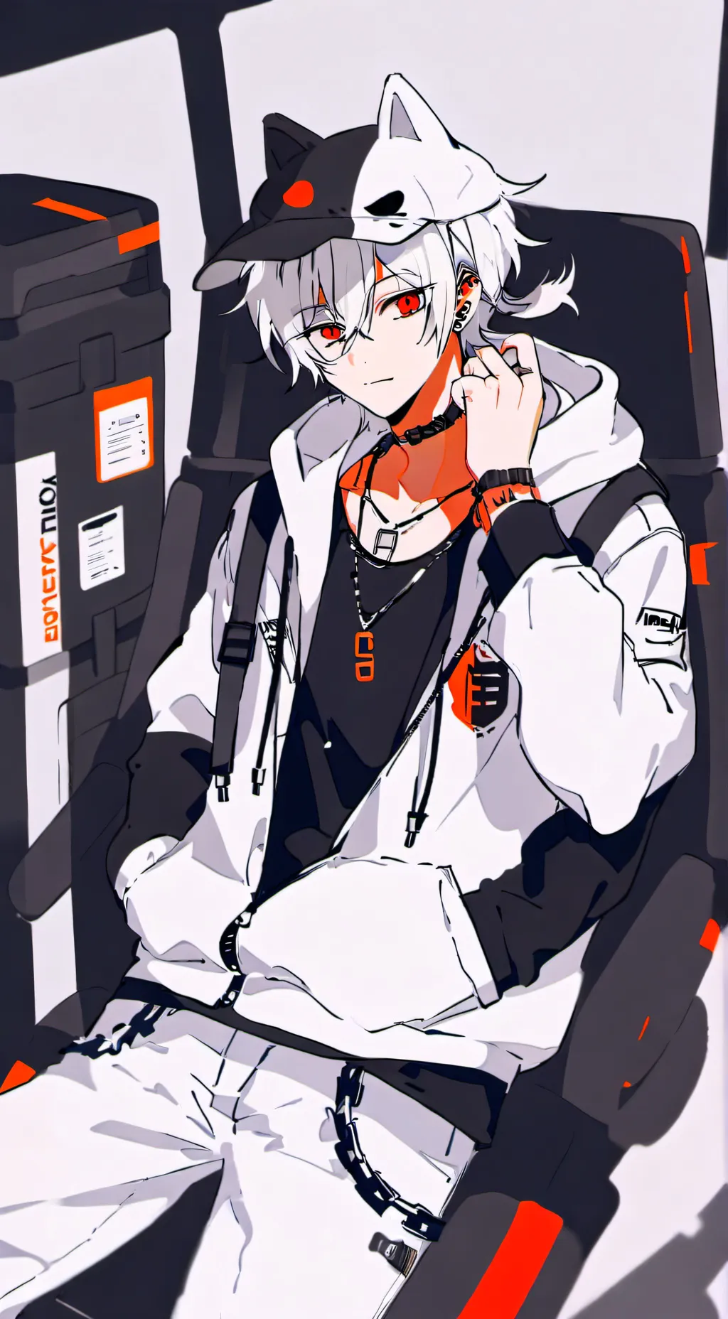 ai character: Mark background