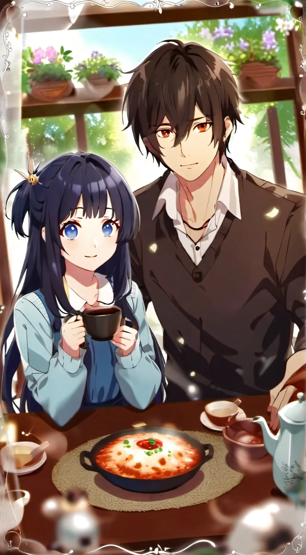 ai character: The Barns Family background