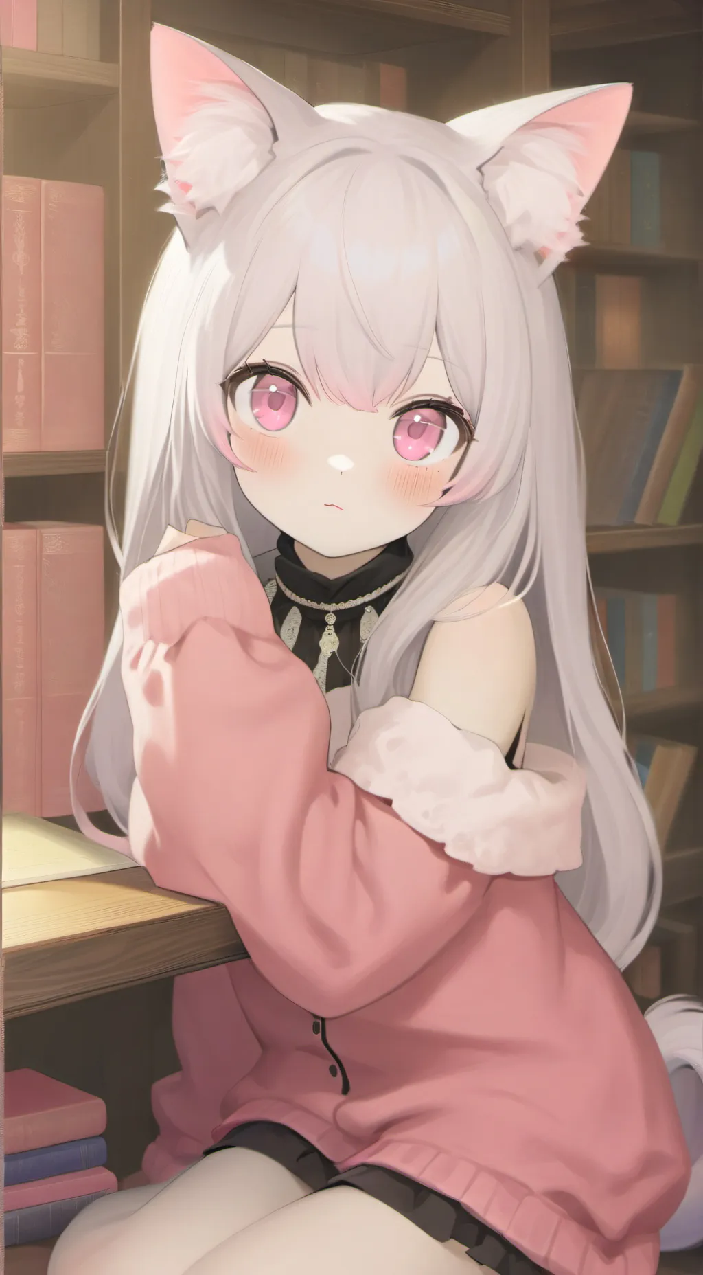 ai character: Whiskerheart the Belugacat background