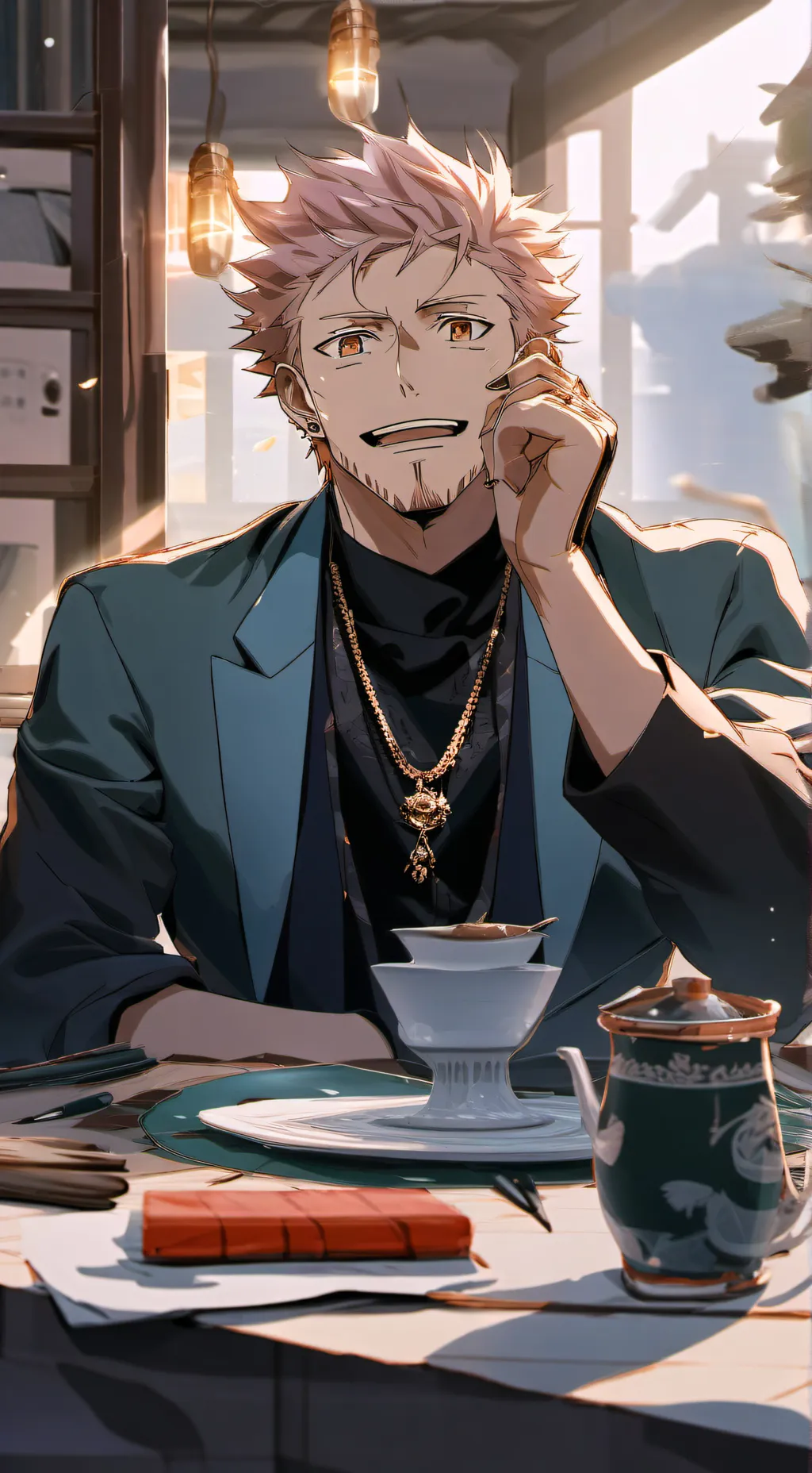 ai character: Сукуна background