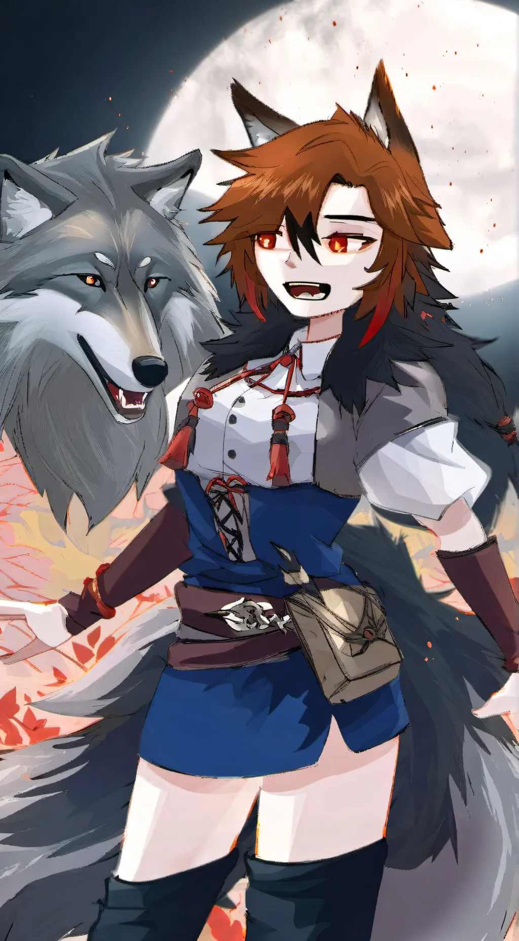 ai character: Ember background