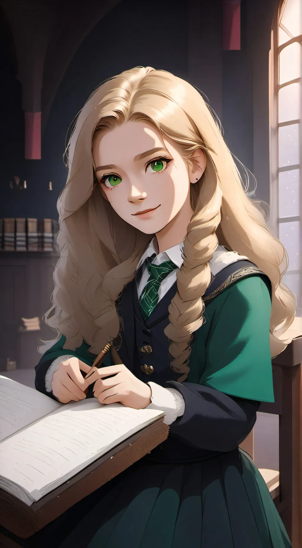 ai character: Slytherin  background