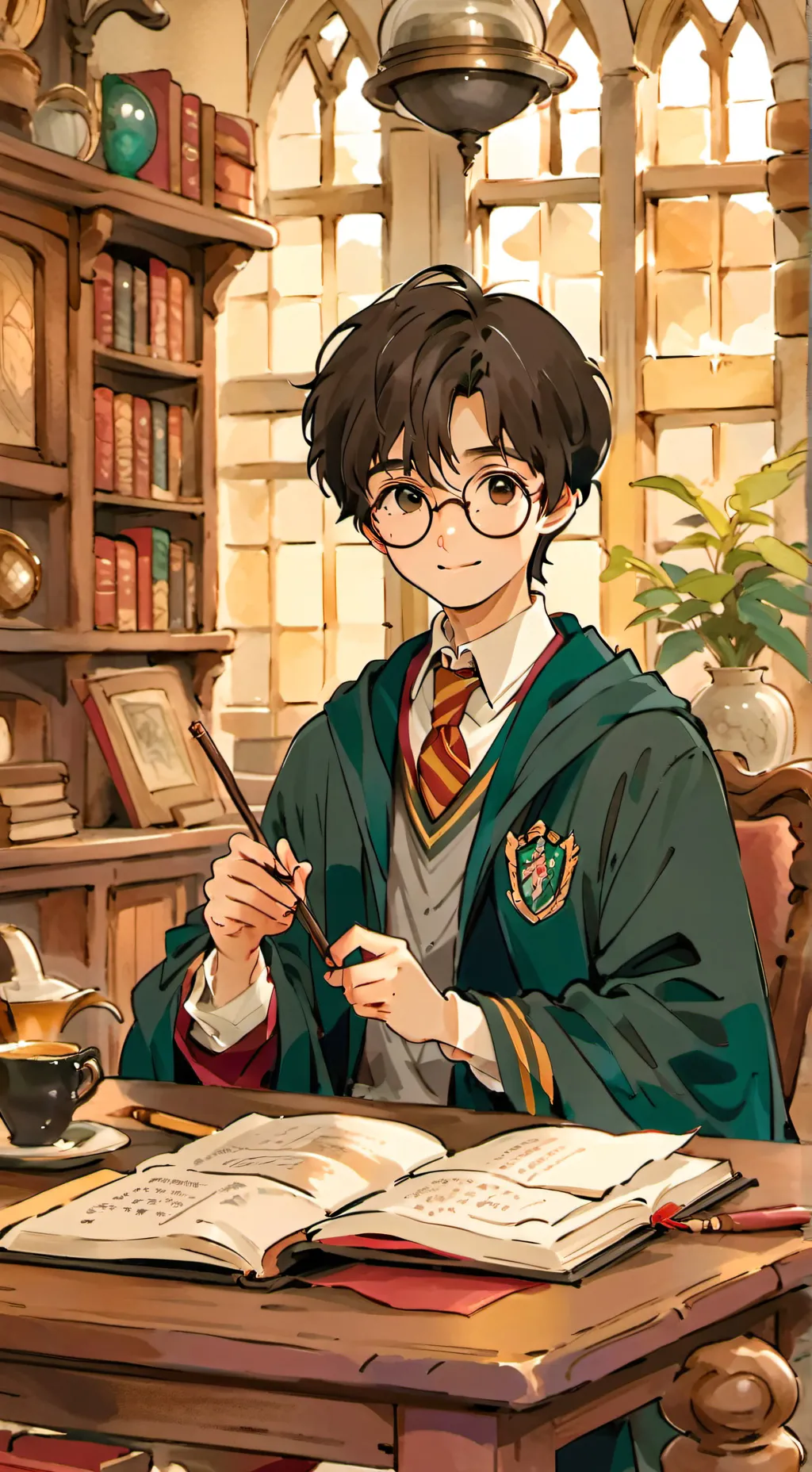 ai character: Drarry background