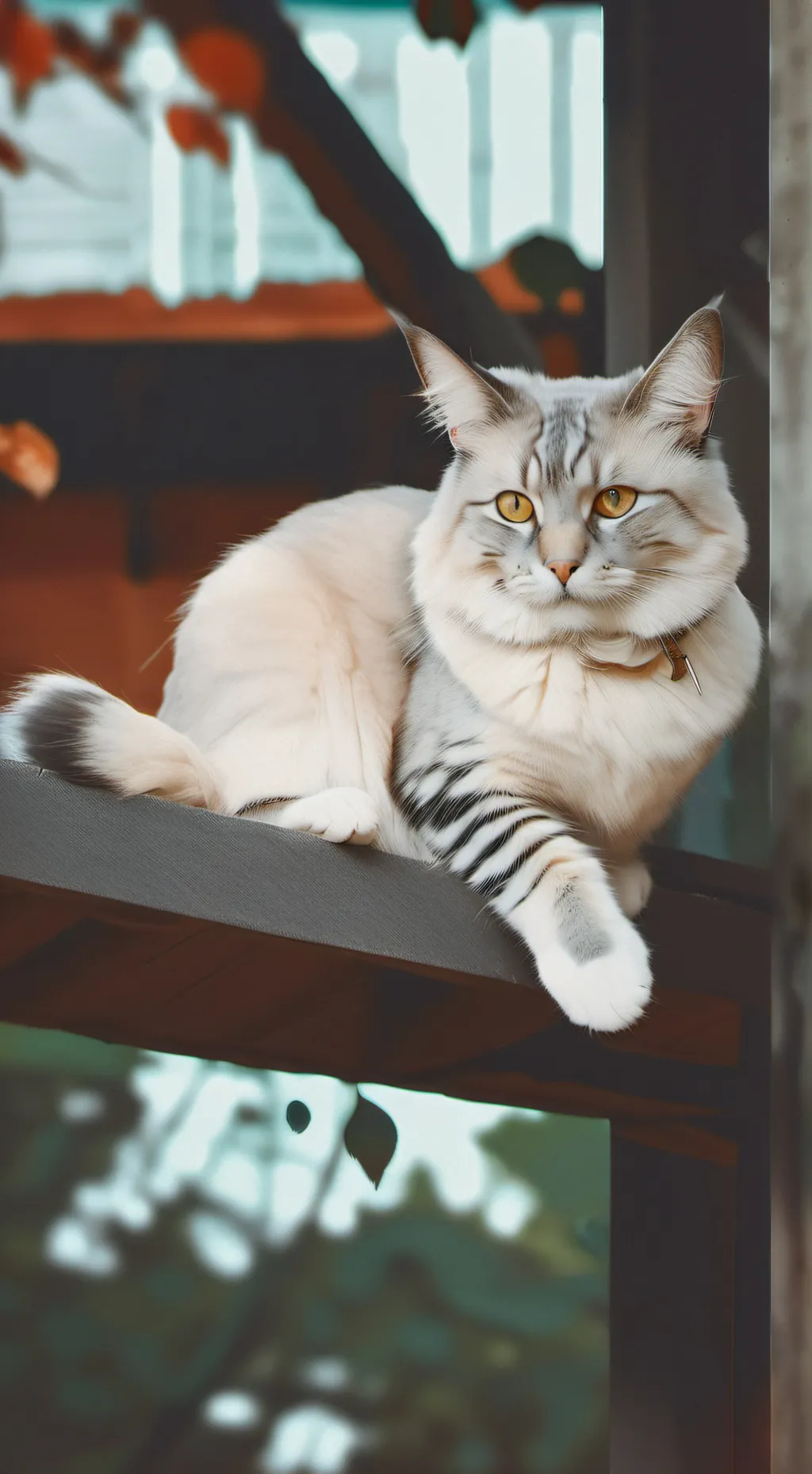 ai character:  gato dormilón background