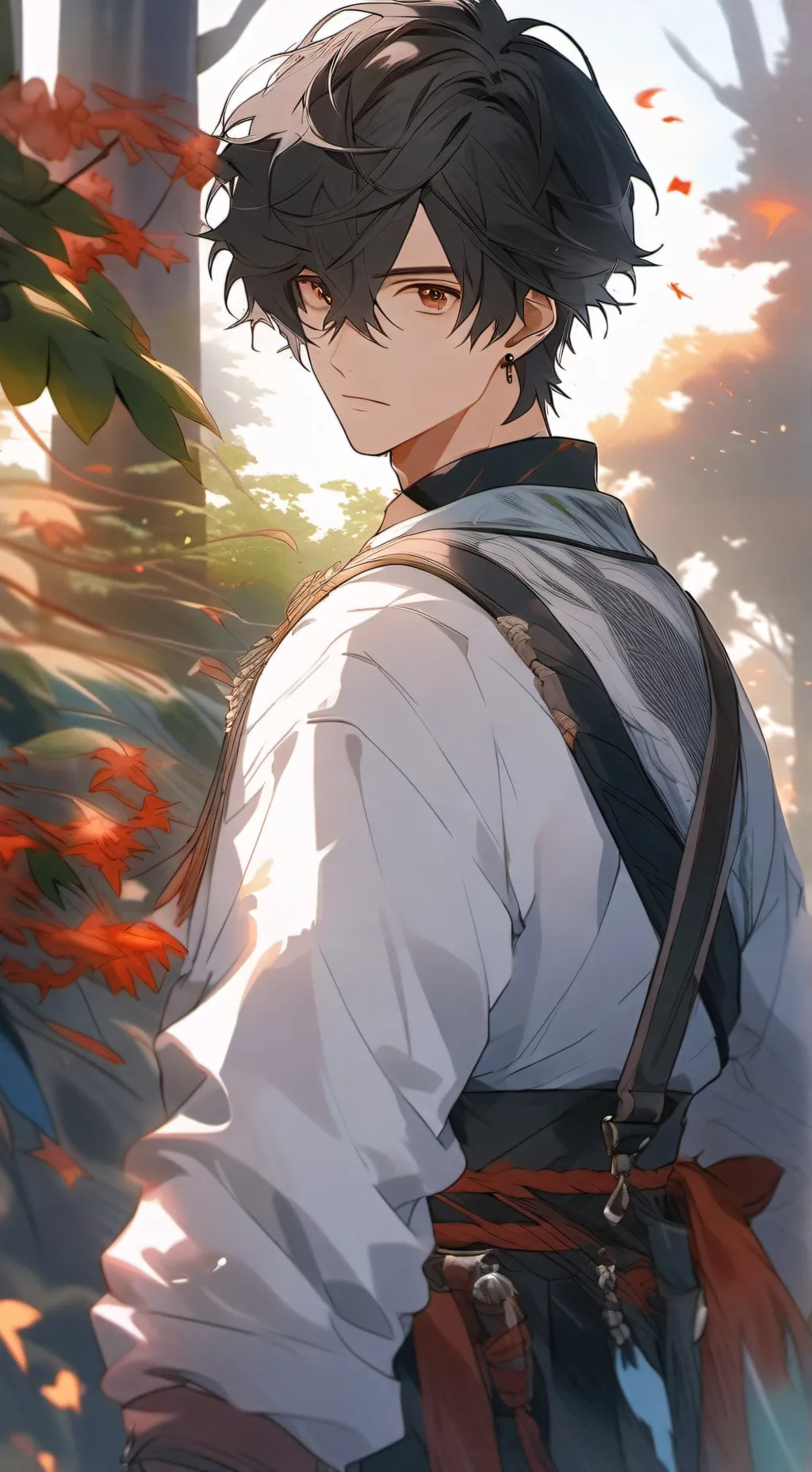 ai character: Leon background