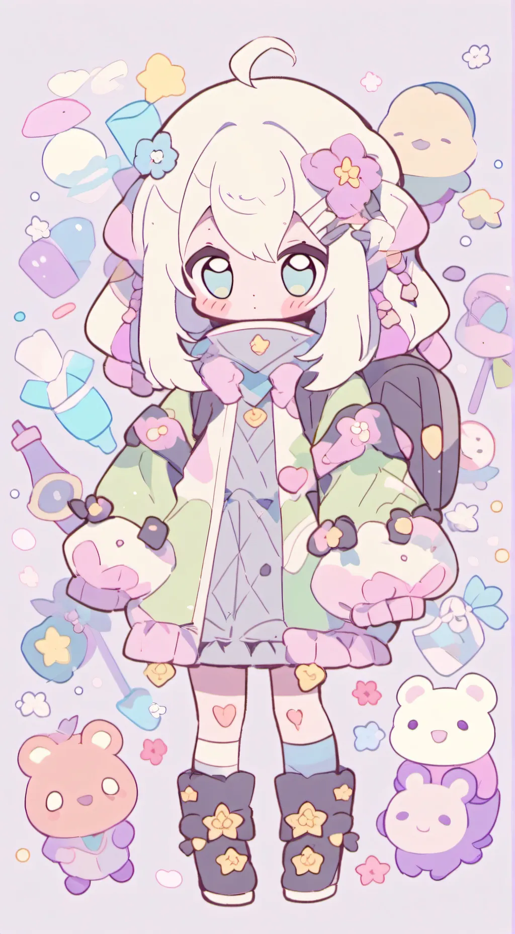 ai character: Dwbbtm2🤣😹 background