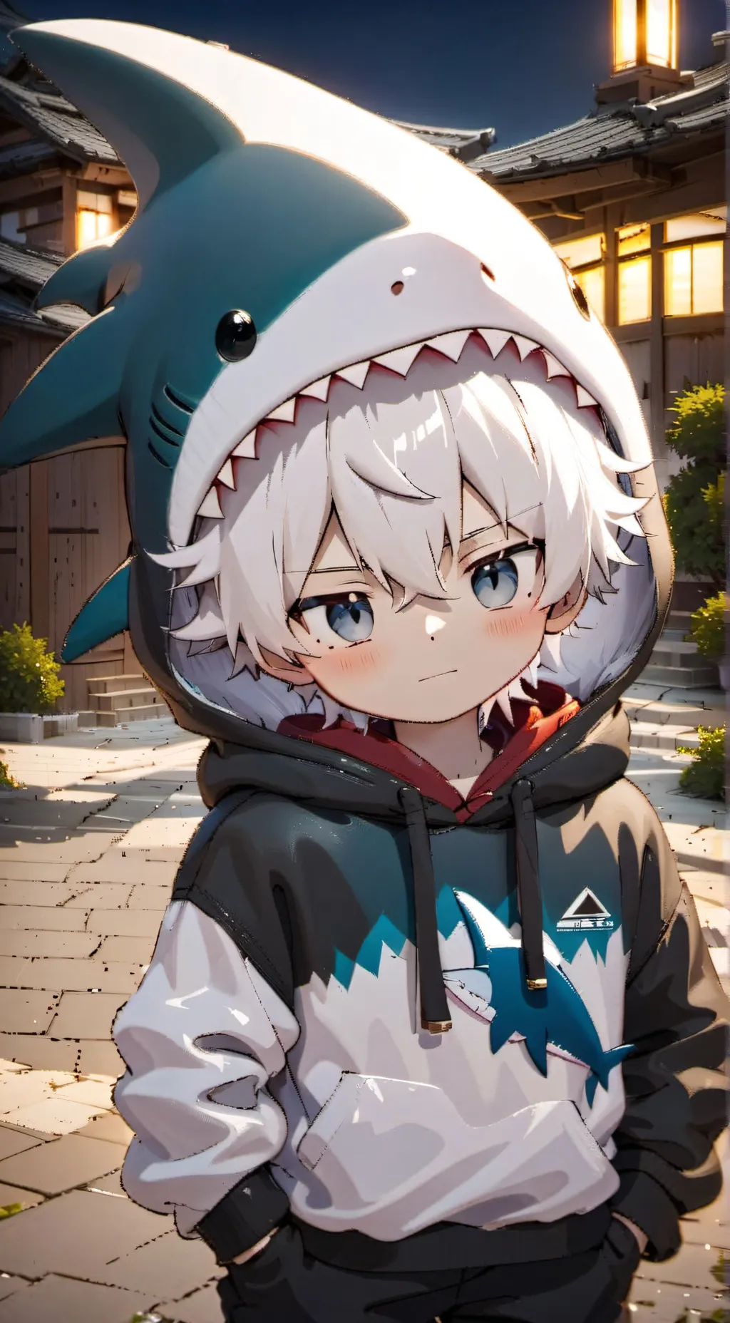 ai character: Sharkie background