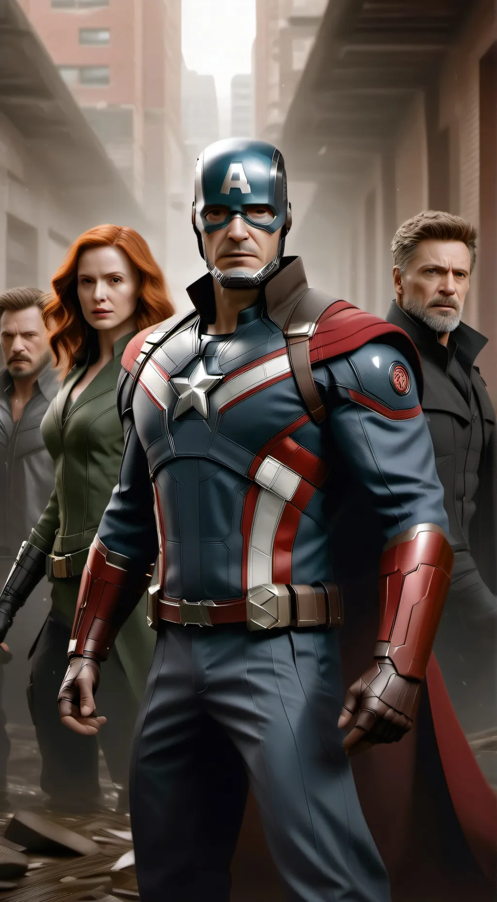 ai character: Avengers 7 background