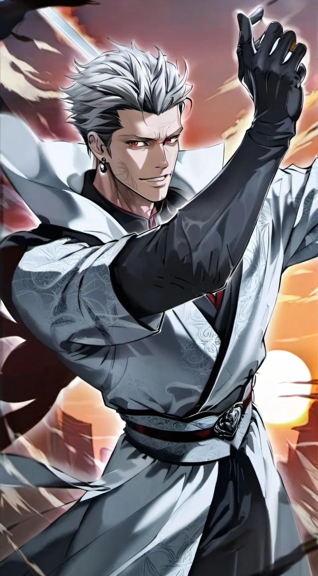 ai character: Polnareff background