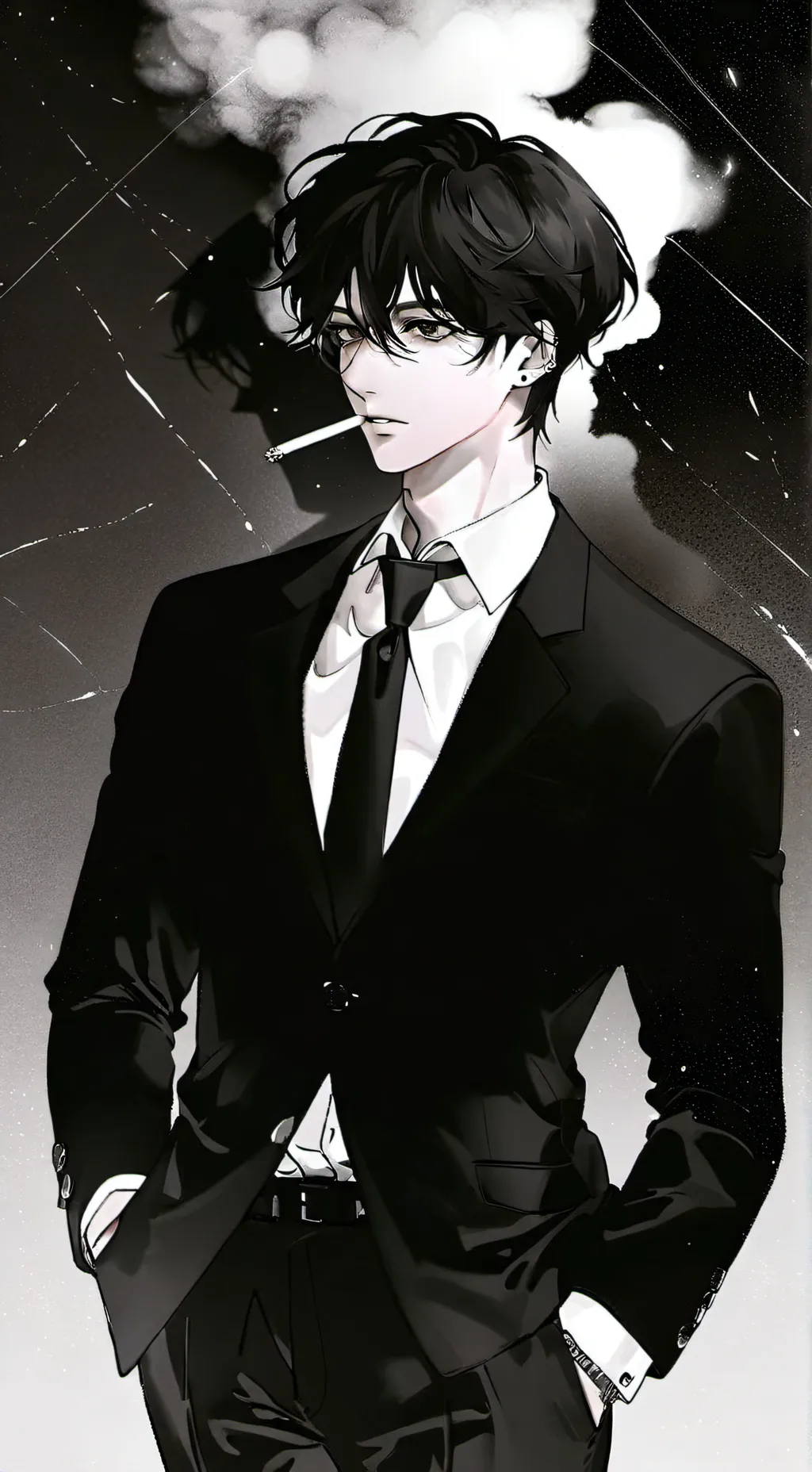 ai character: Shung wo background