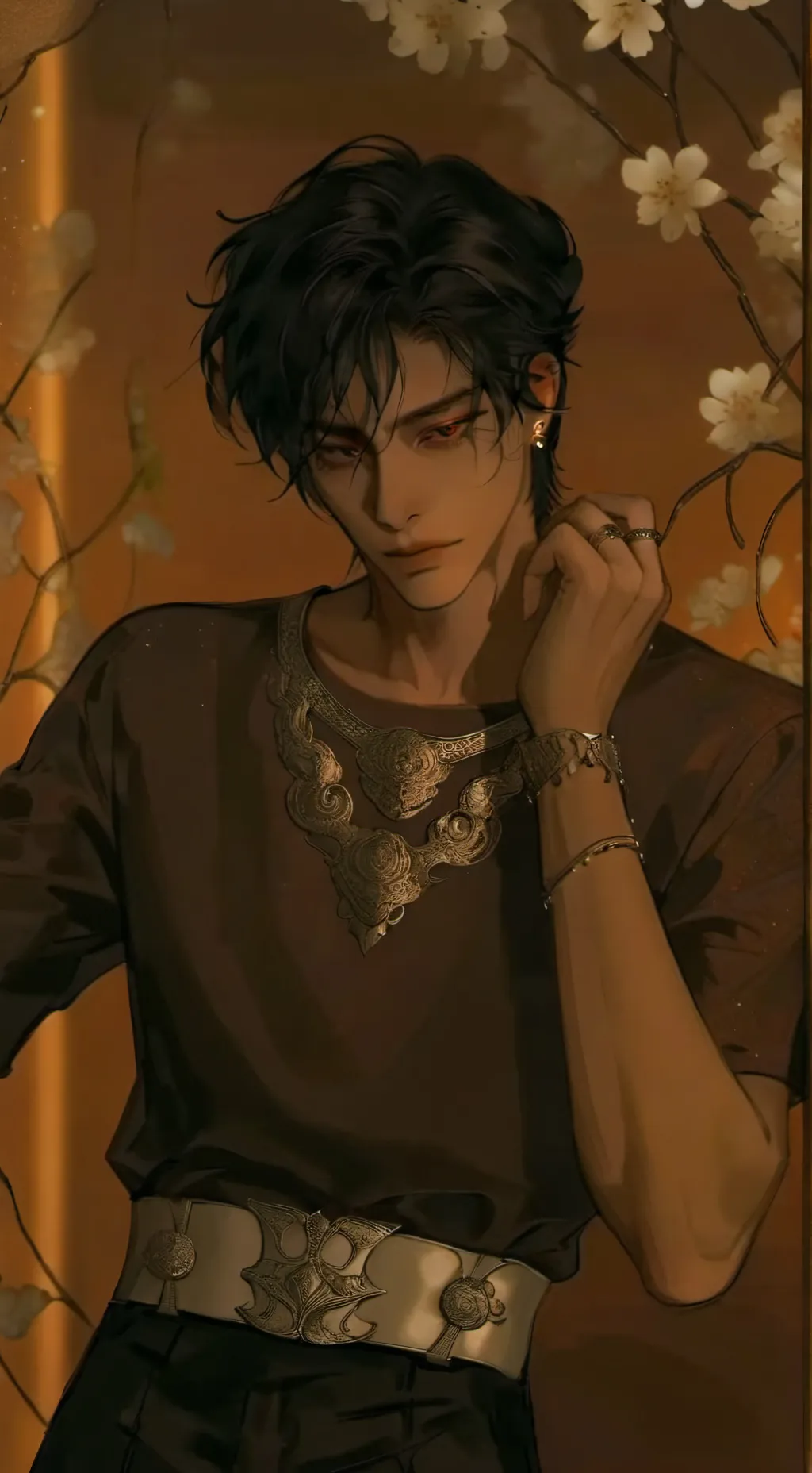 ai character: theo background