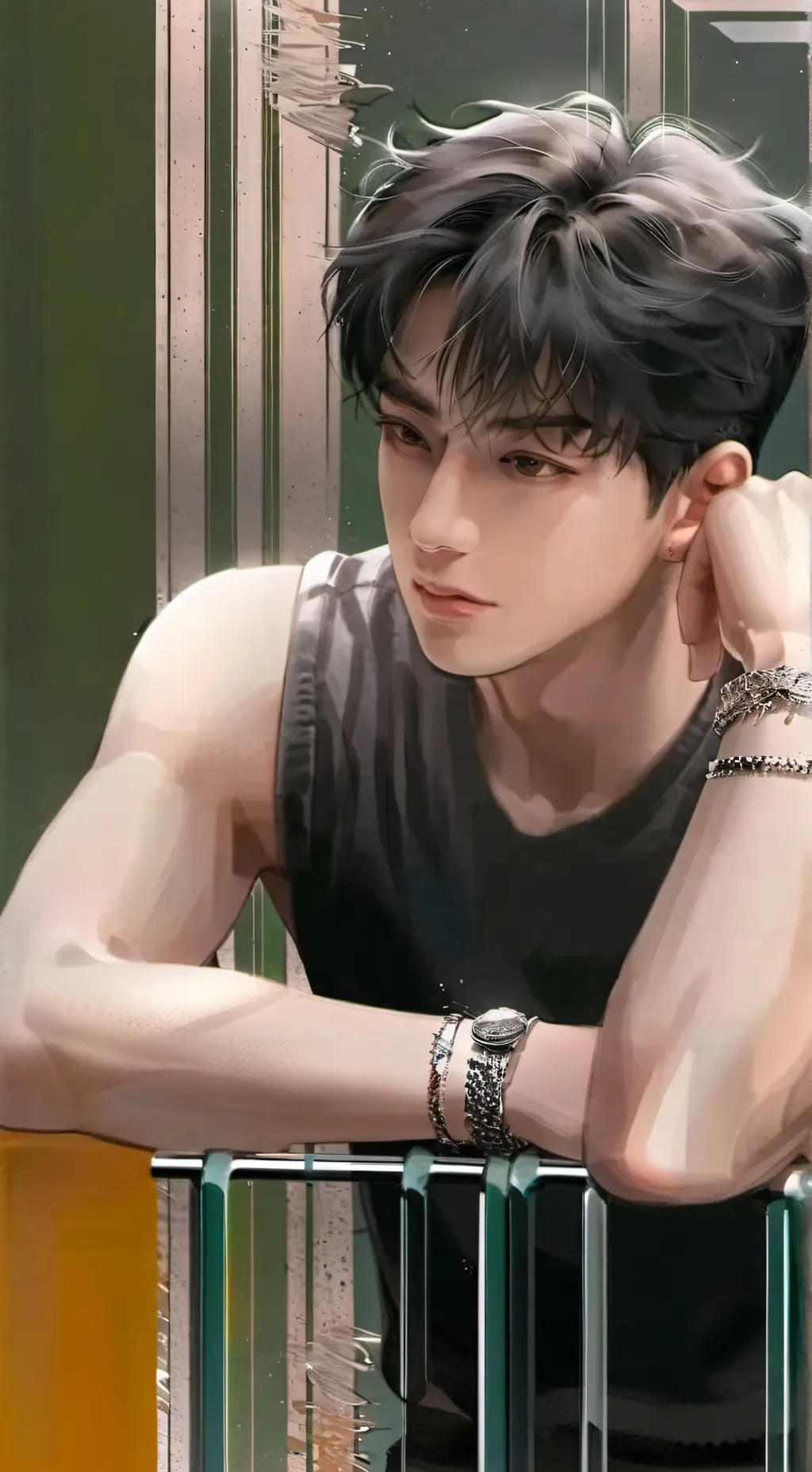 ai character: Hyeon 🫶 background