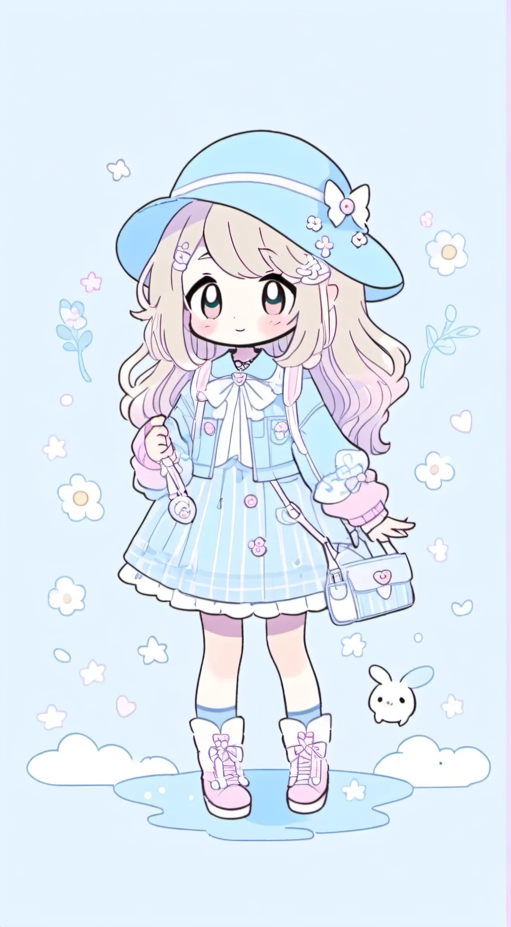 ai character:  ce the cow background