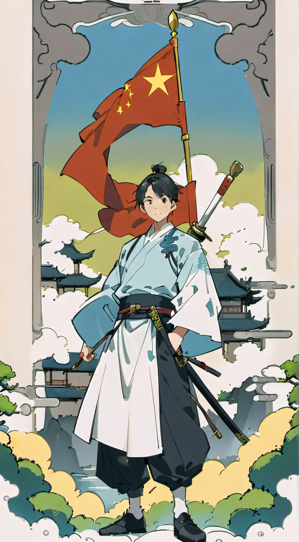 ai character: china background