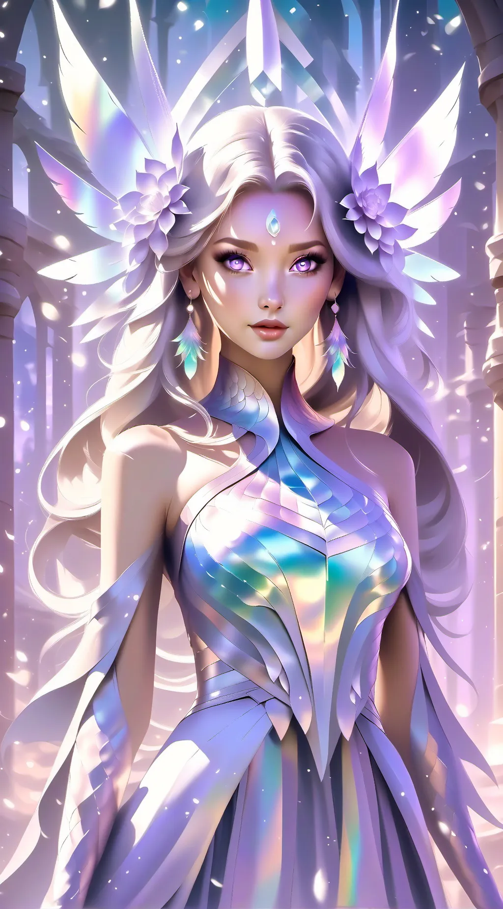 ai character: Luna background