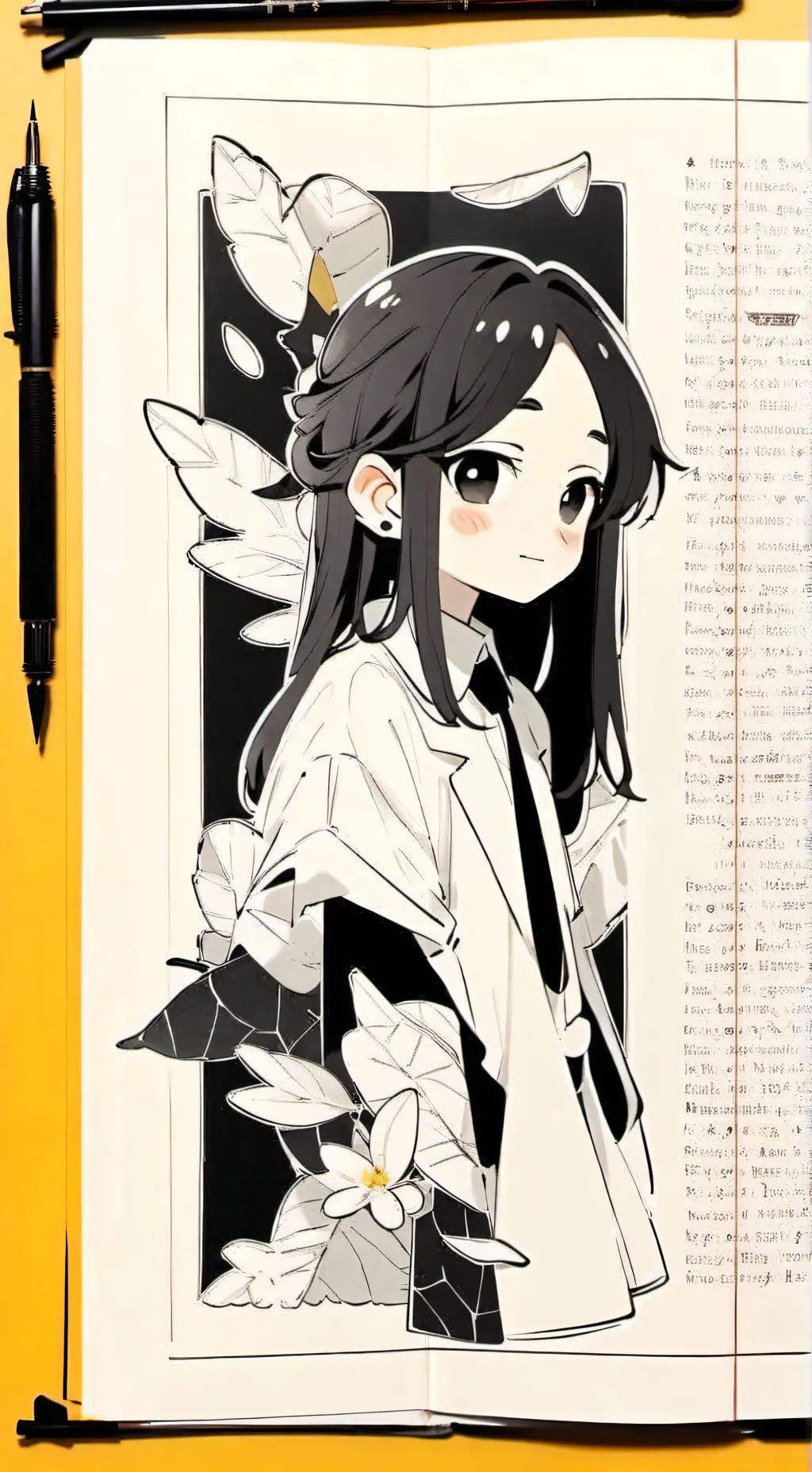 ai character: hazel background
