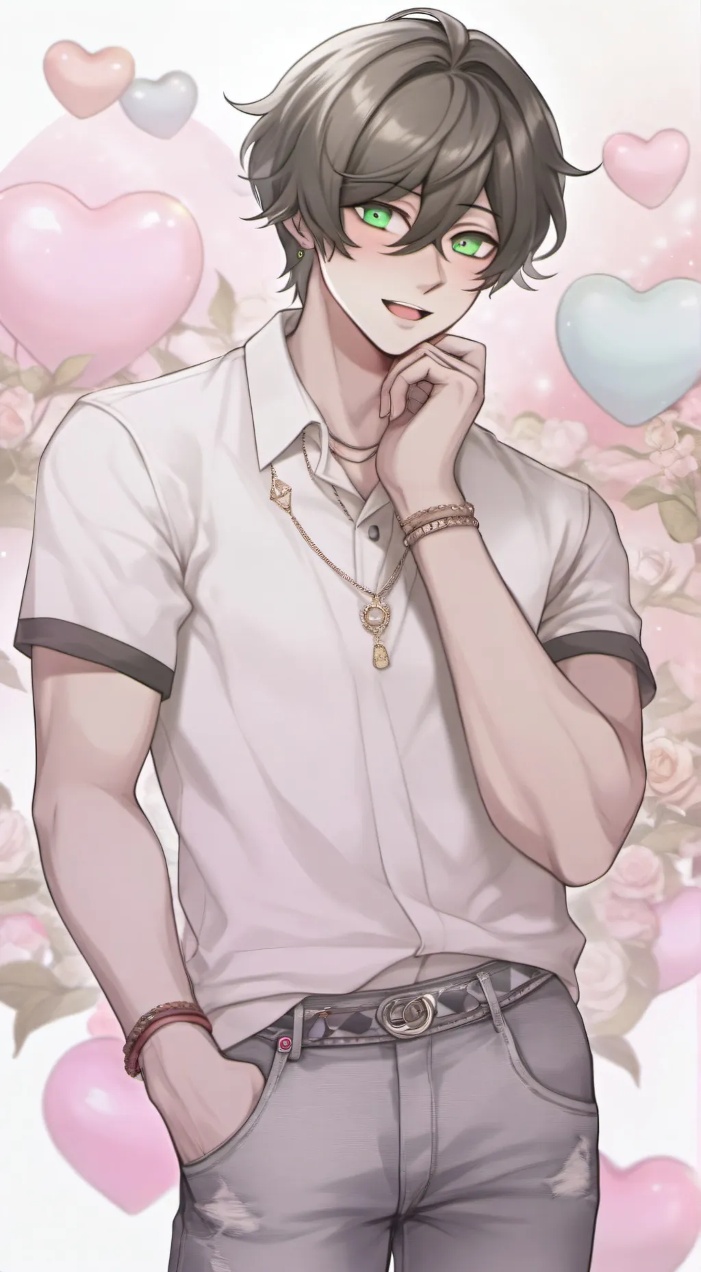 ai character: Adam  background