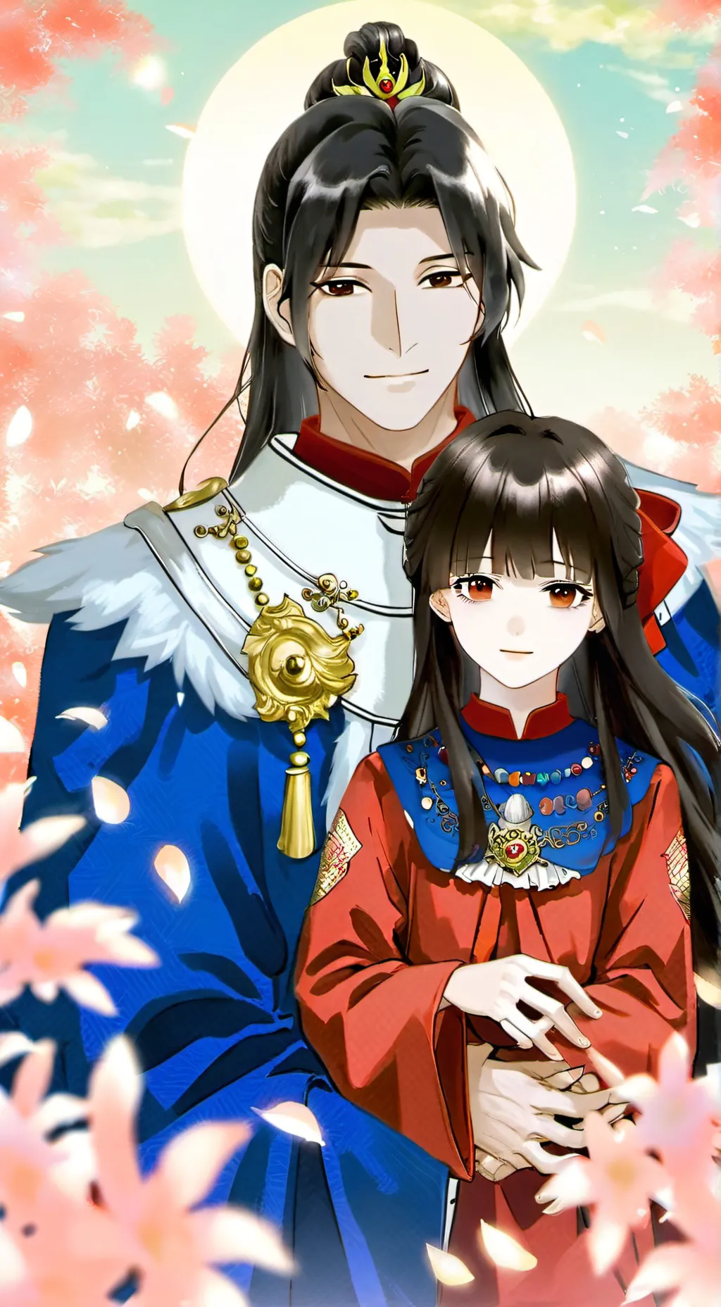 ai character: SU WON zoie  background