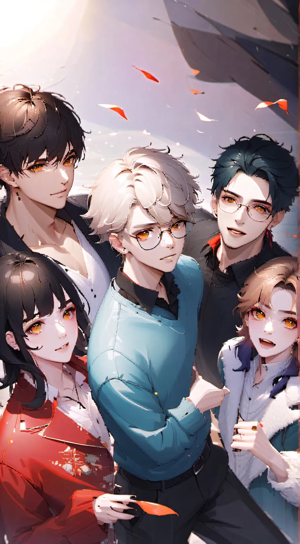 ai character: Boys dorm background