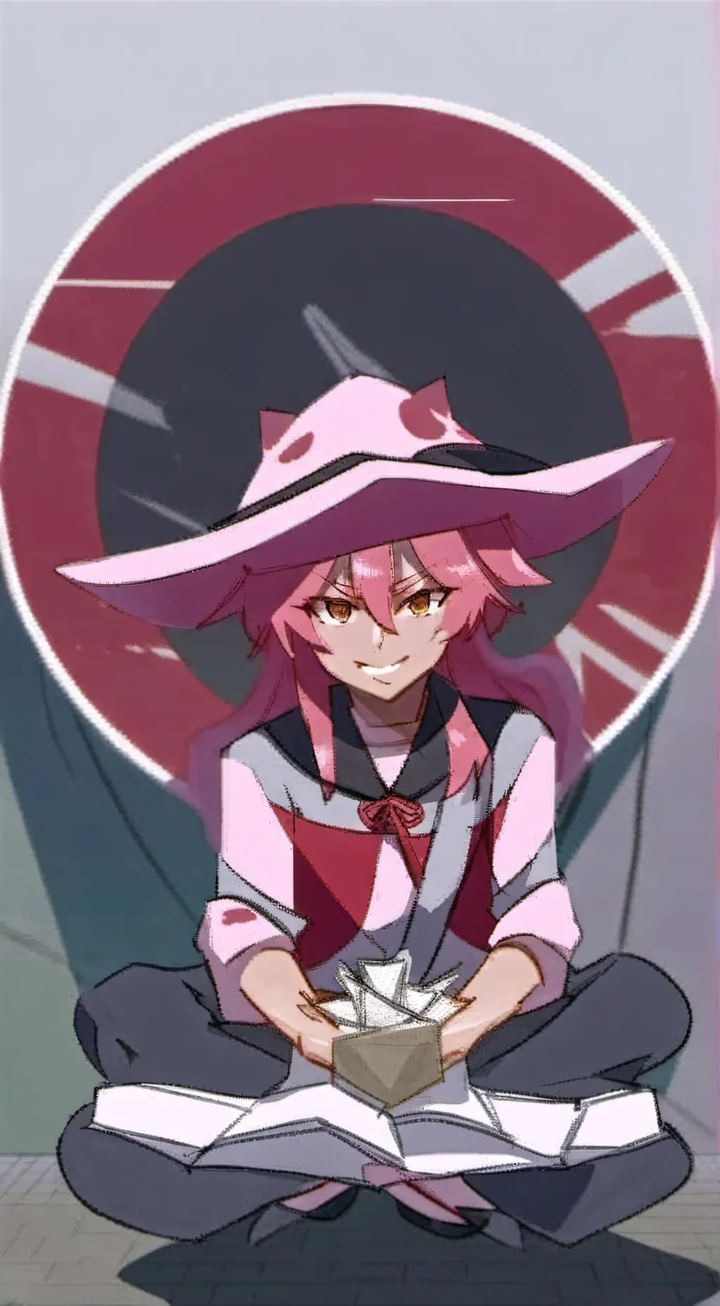 ai character: Jina undead unluck background