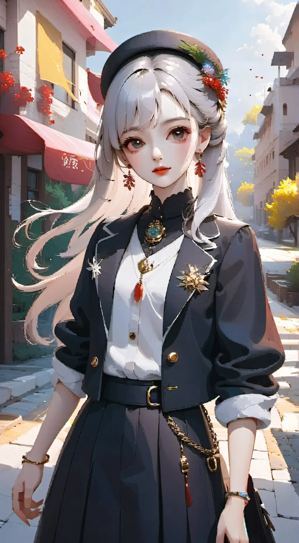 ai character: Lily  background