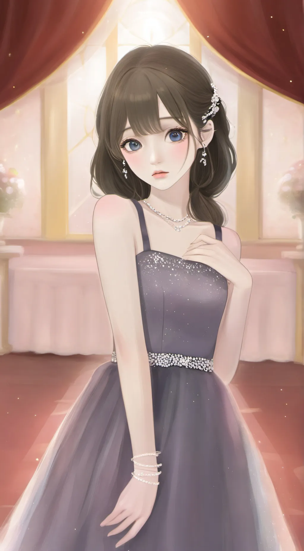ai character: blair <3 background
