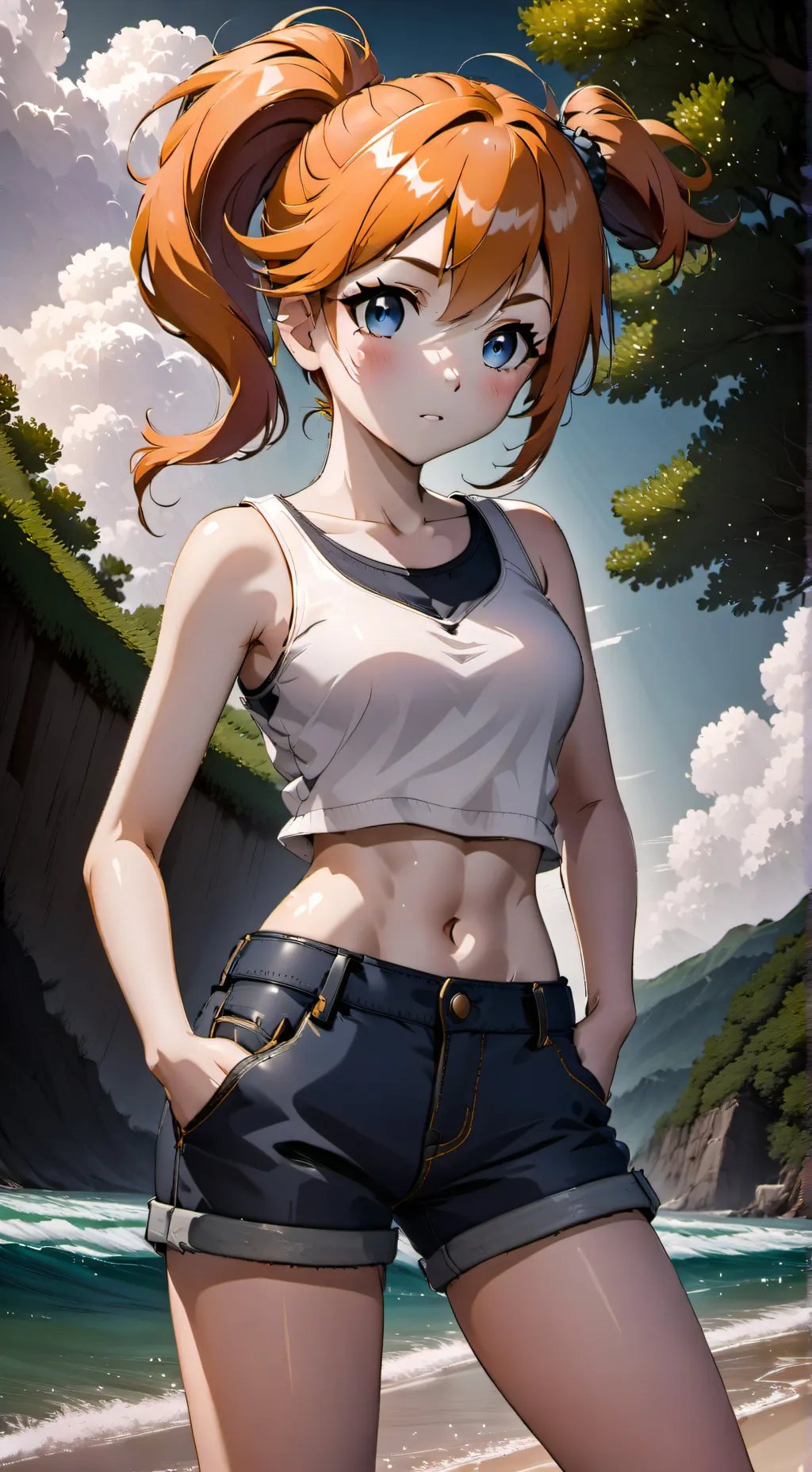 ai character: Misty background