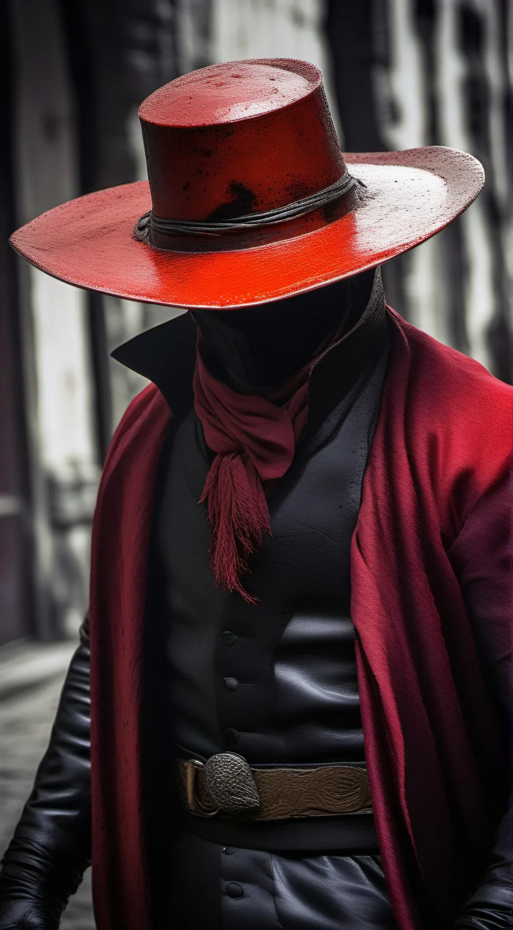 ai character: el zorro  background