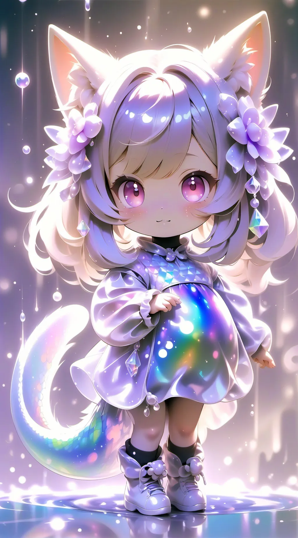 ai character: Neko background