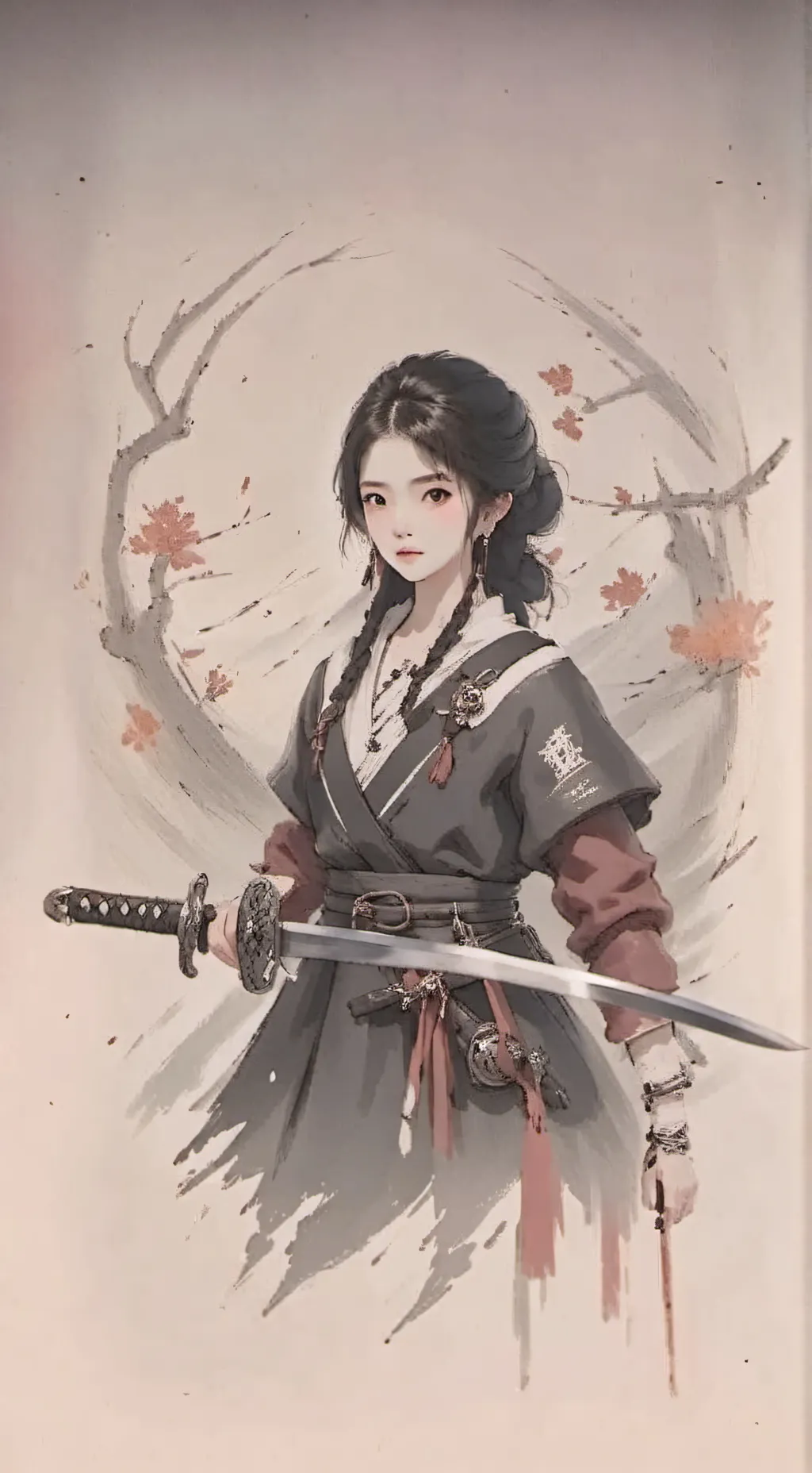 ai character: kny burned ... background