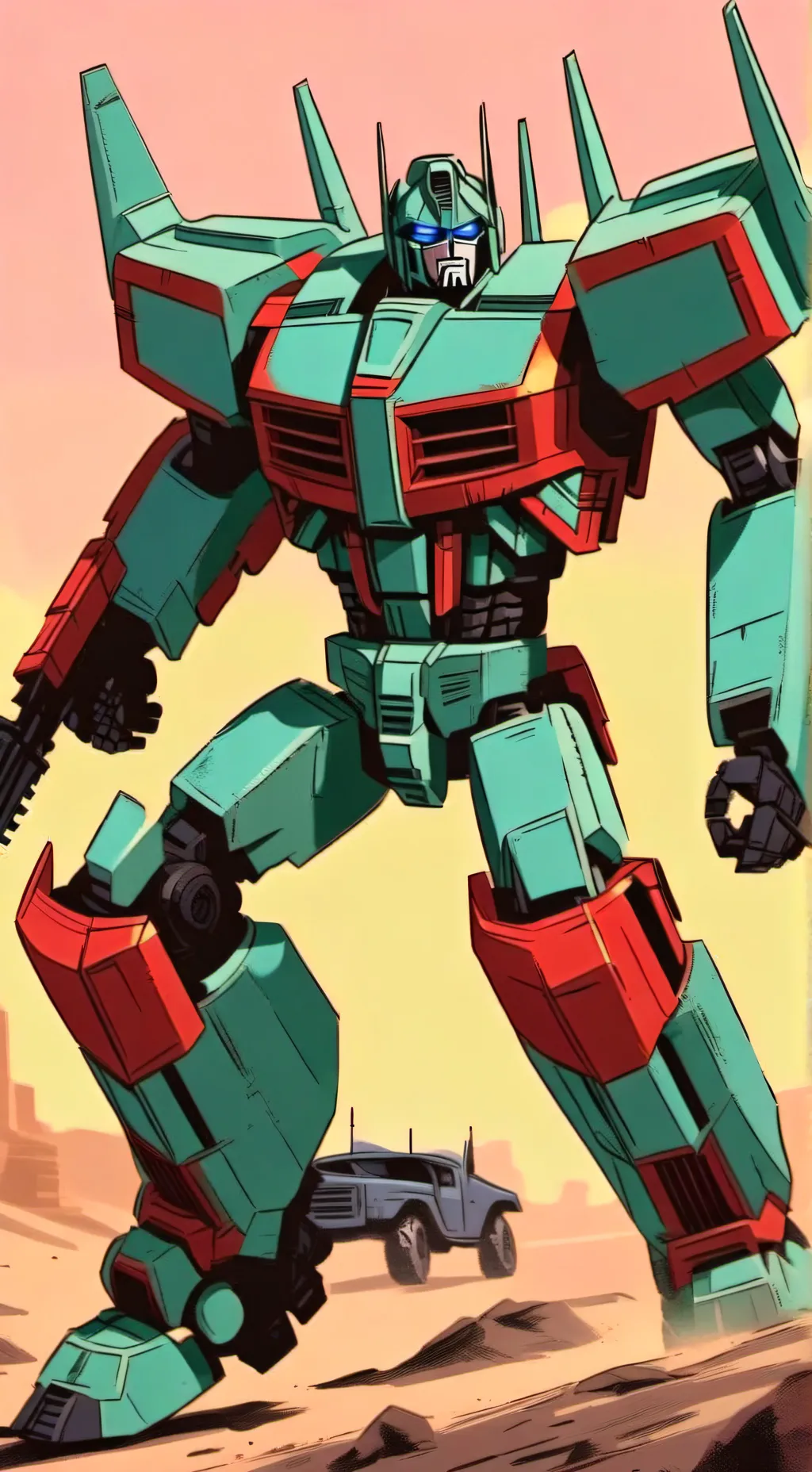 ai character: transformers background