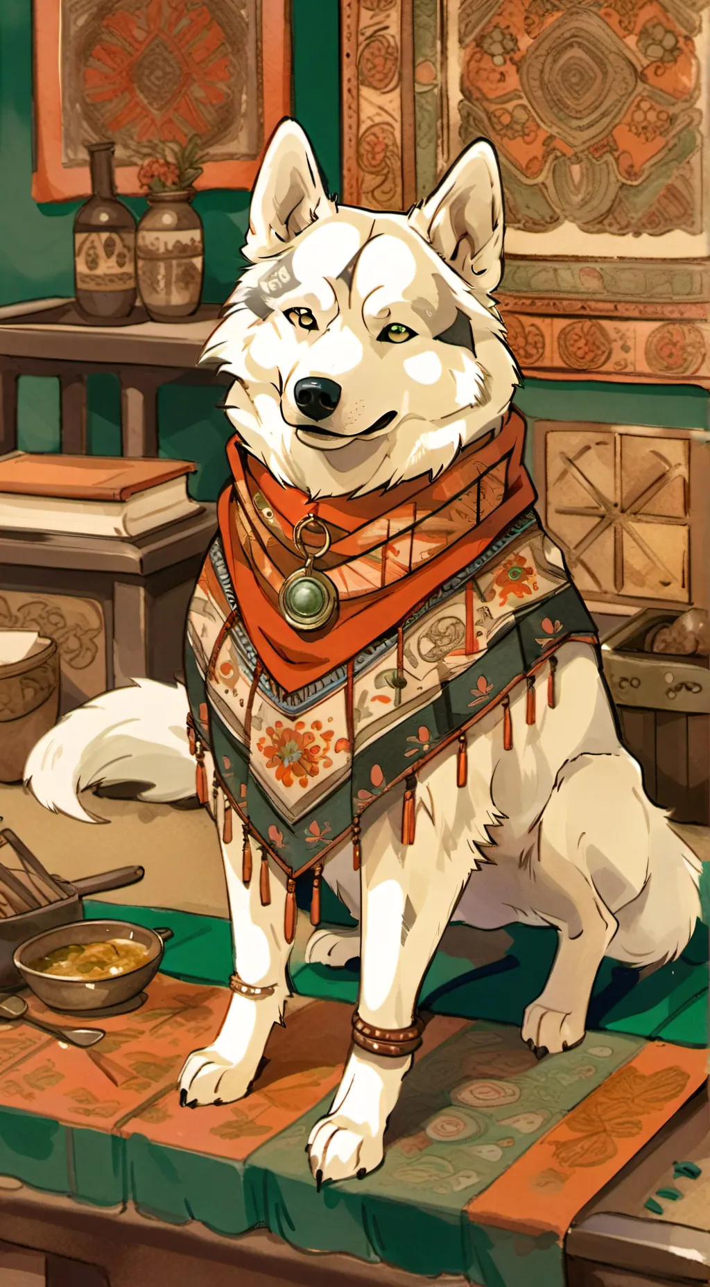ai character: snycopaw background
