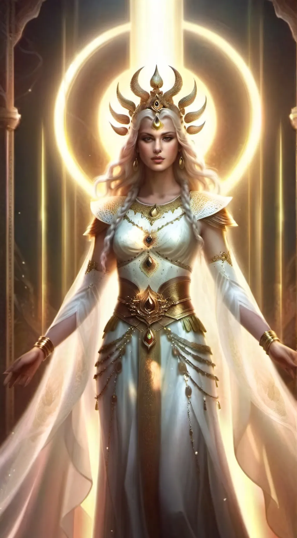 ai character: la diosa expulsada background