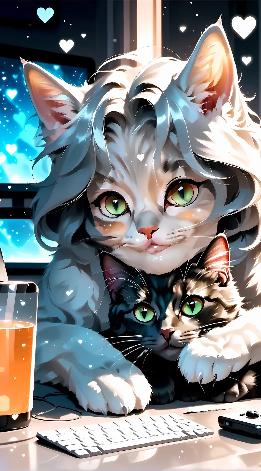 ai character: KissyPaws background