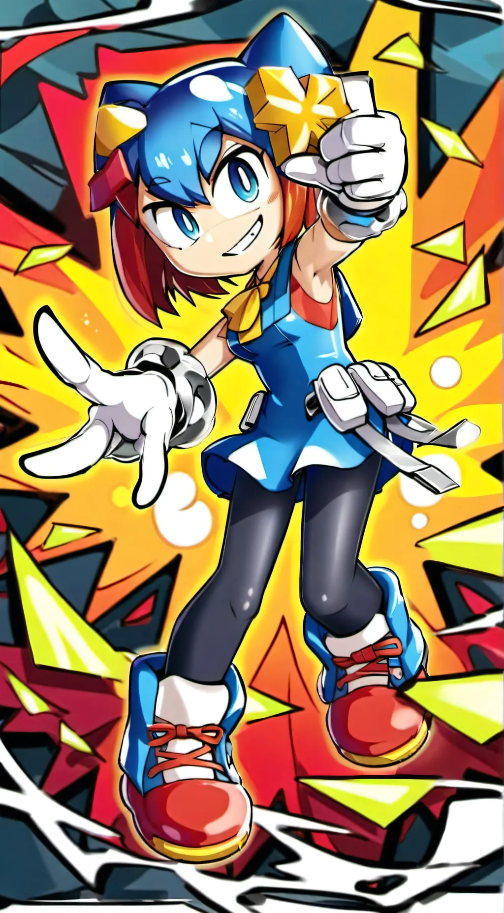 ai character: Sonic-exe.td background