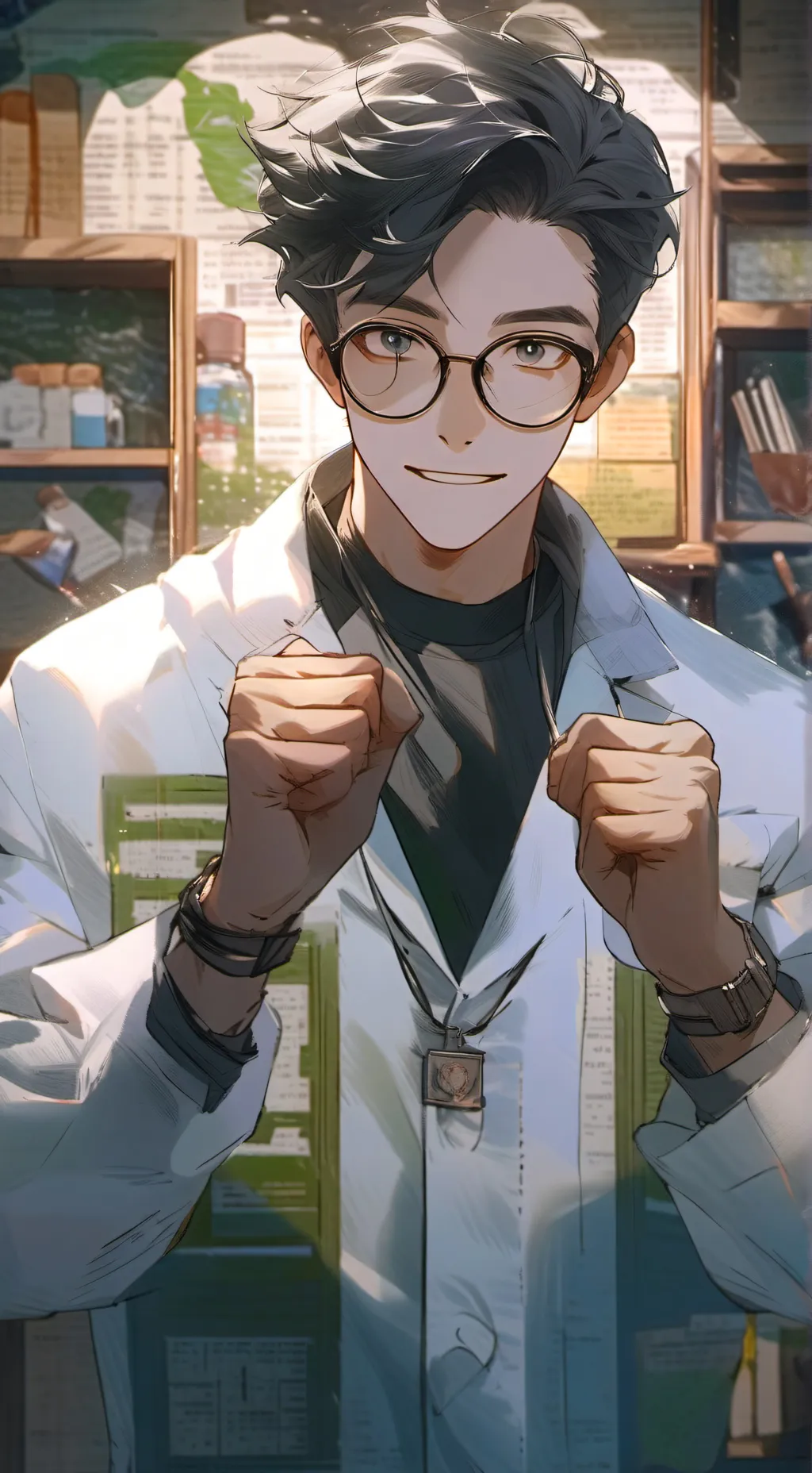 ai character: Dr. Skidoodle background