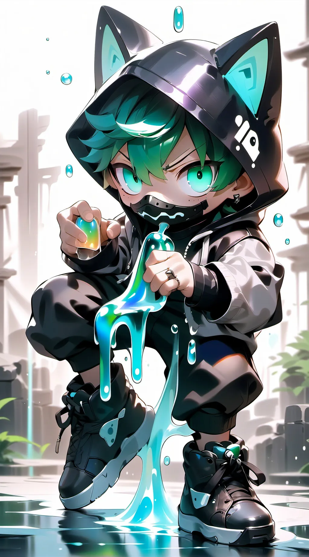 ai character: pico  background