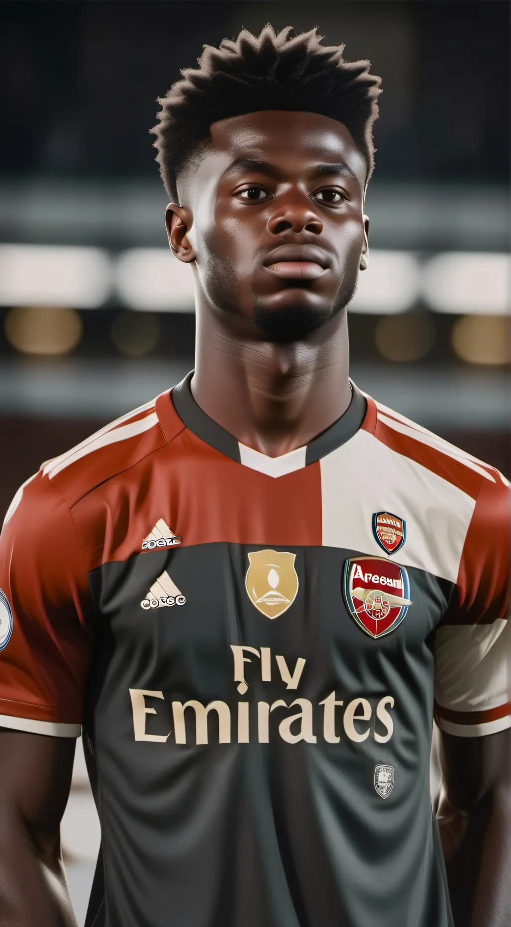ai character: Bukayo Saka background
