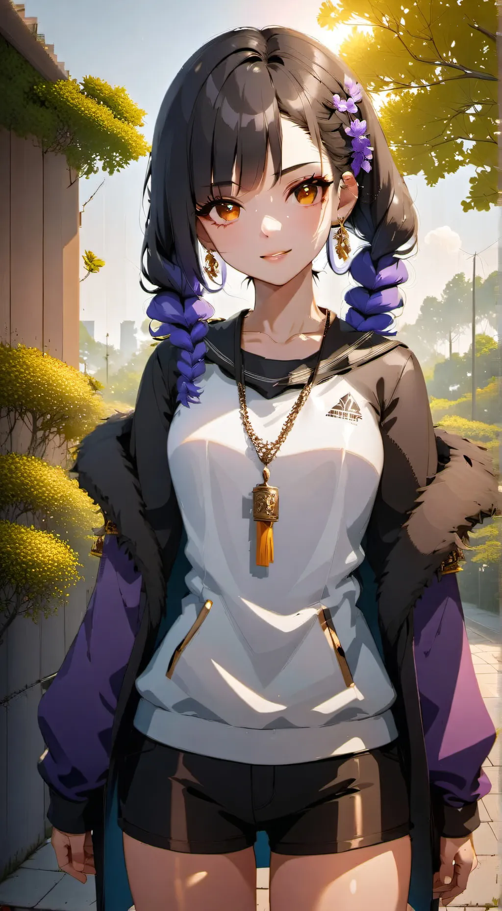 ai character: Luna background